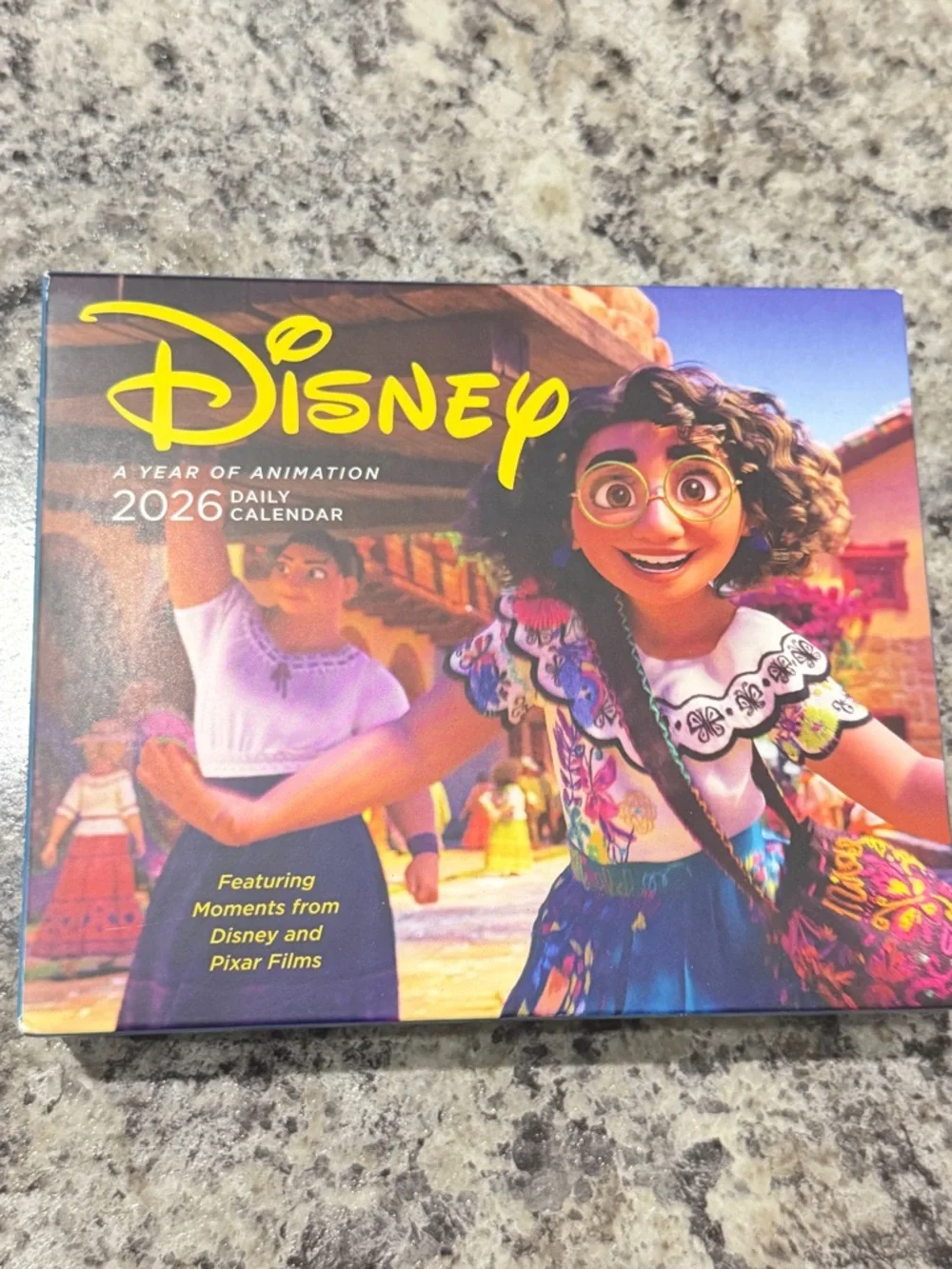 Disney A Year of Animation 2026 Desk Calendar NIB